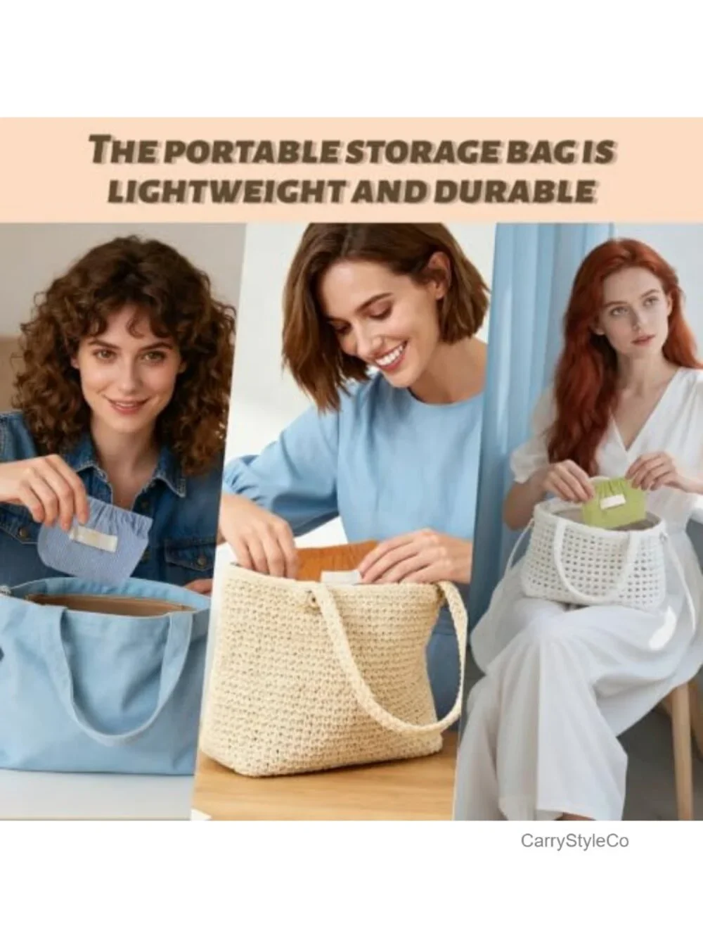 7-Piece Corduroy Makeup Bag Set No-Zipper Squeeze Pouch Organizer with Mirror